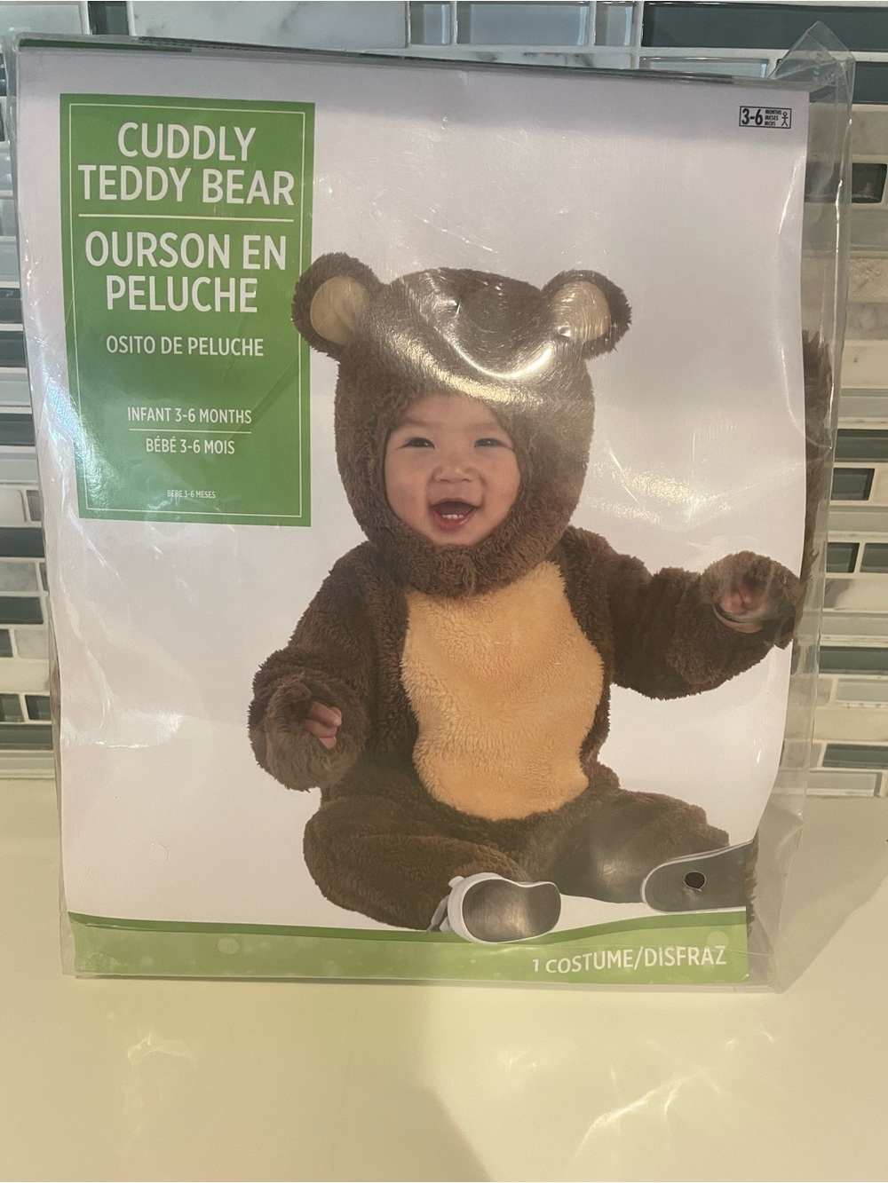 Cuddly Teddy Bear Infant Costume - Brown Halloween